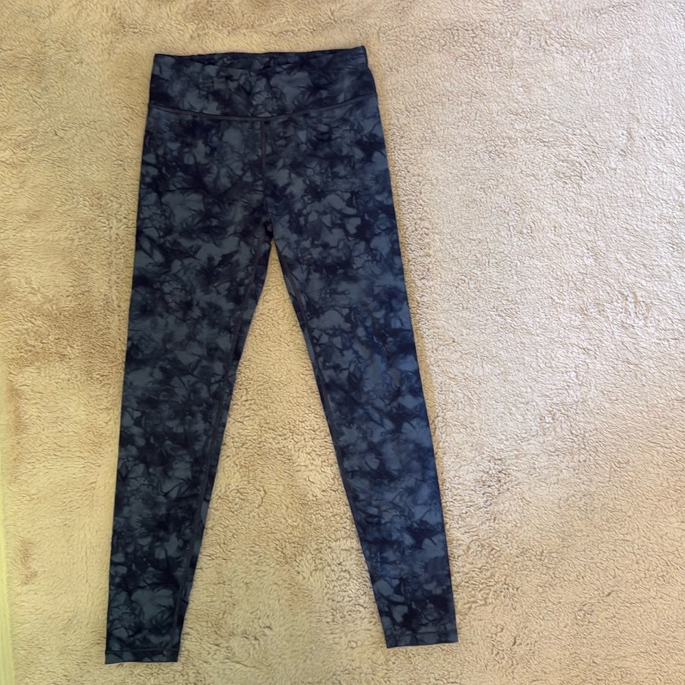 Athleta High Rise Printed Chit Chat Tight girls size XXL/16